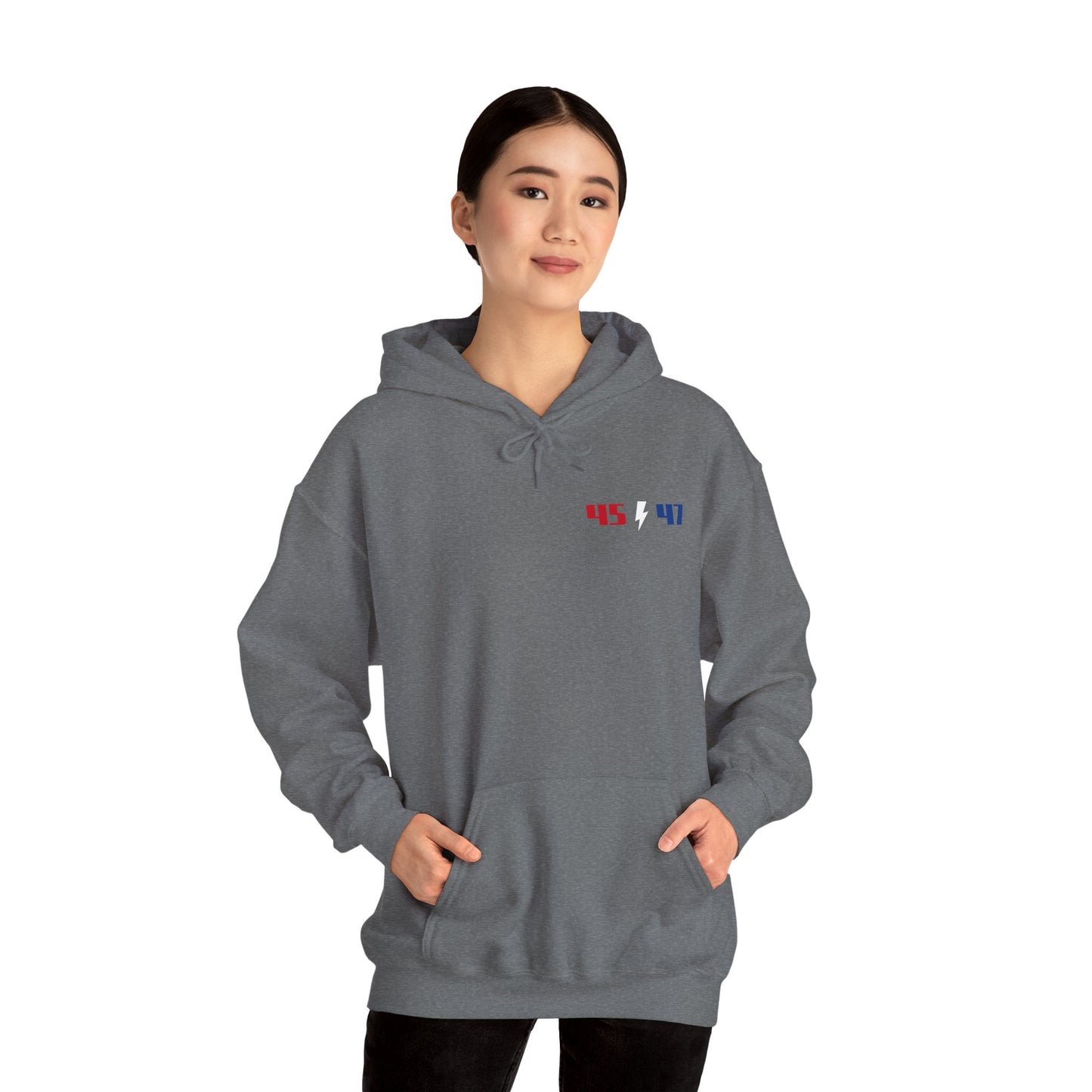 45 / 47 QR Code Hoodie - Trump Dancing gif