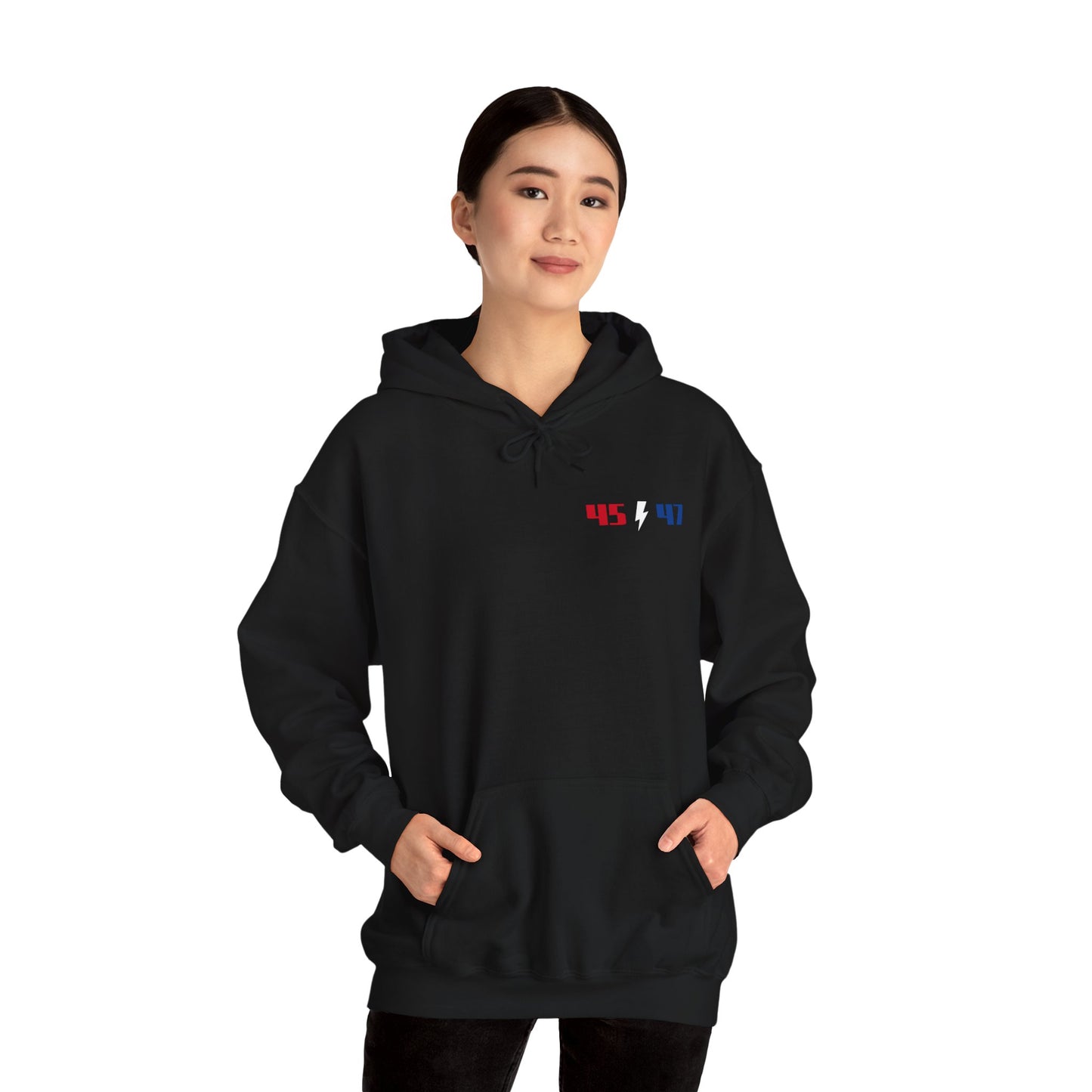 45 / 47 QR Code Hoodie - Trump Dancing gif