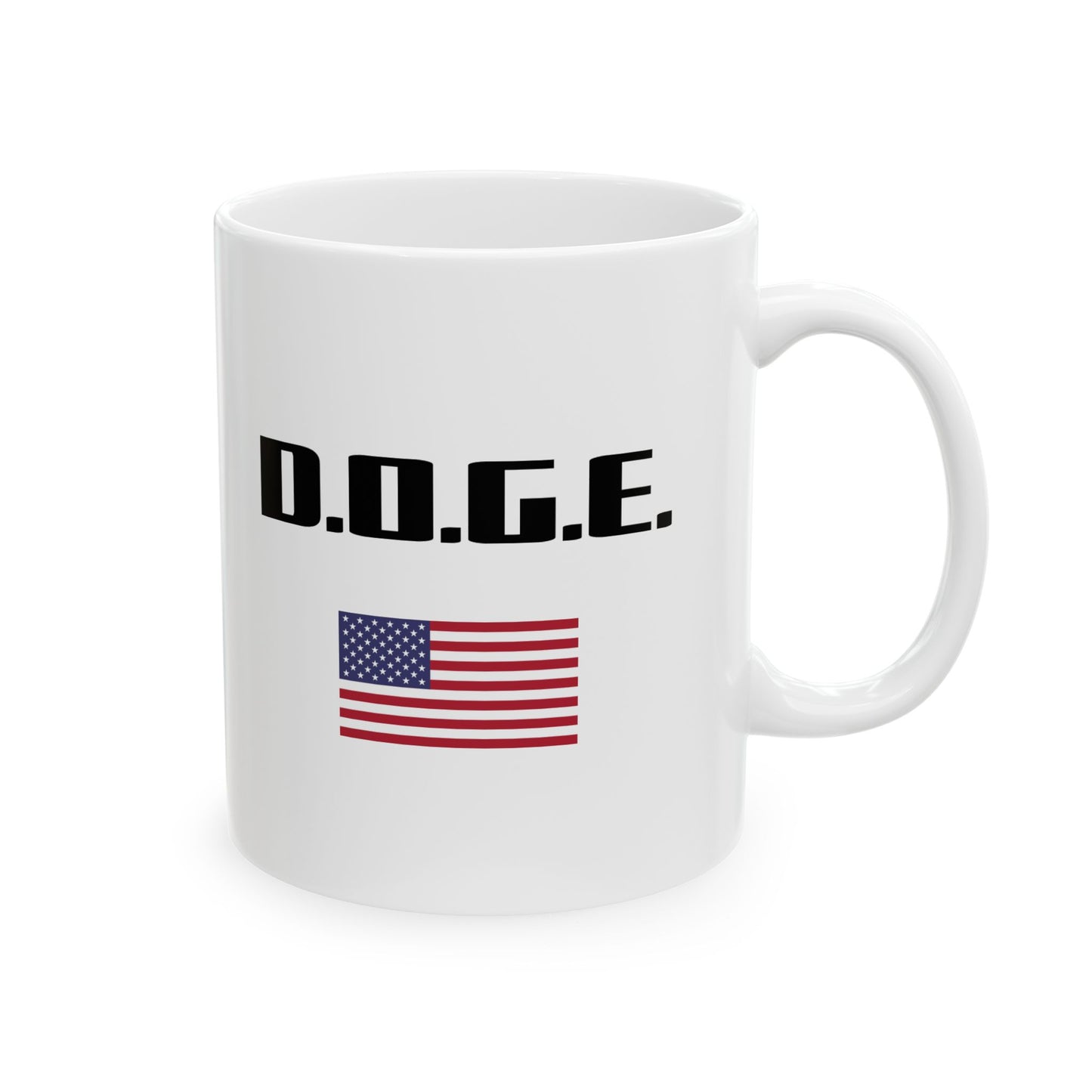 I Voted for Big Balls DOGE Ceramic Mug