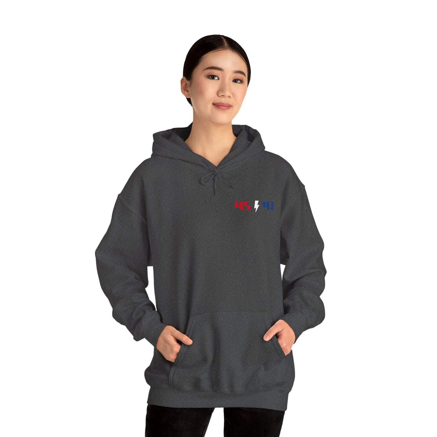 45 / 47 QR Code Hoodie - Trump Dancing gif