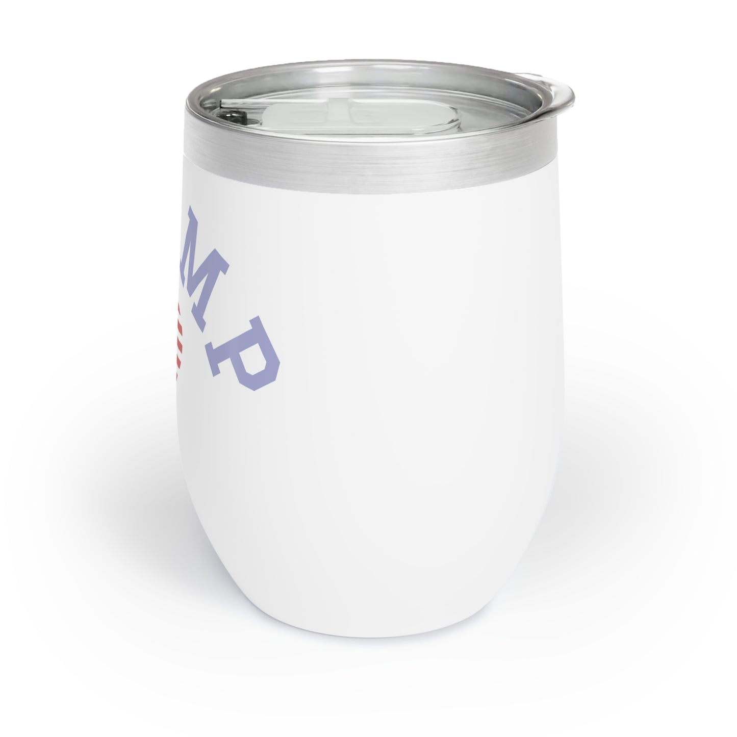 Trump Heart Flag Wine Tumbler